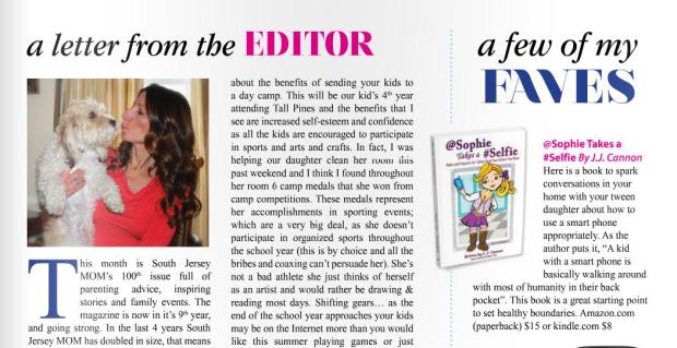 June Issue of South Jersey Mom Mag ~ Chosen Fav