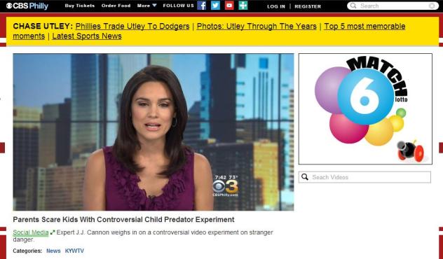 JJ Cannon on CBS Philly August 2015